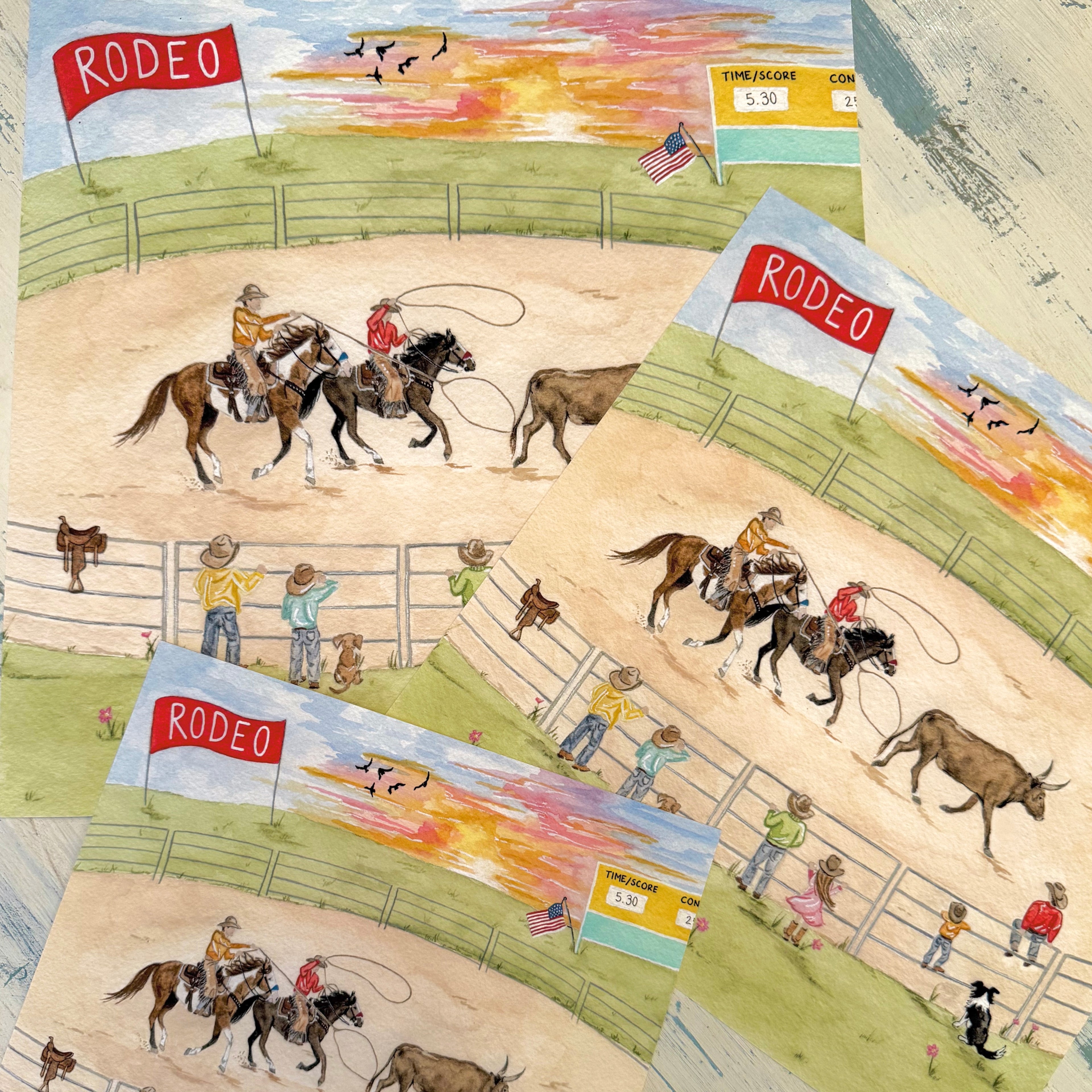 "Little Wranglers" Print