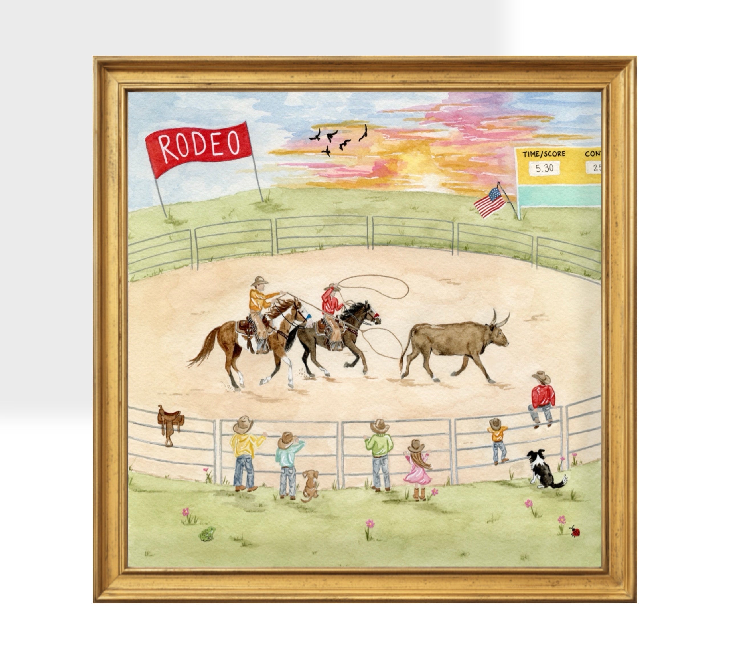 "Little Wranglers" Print