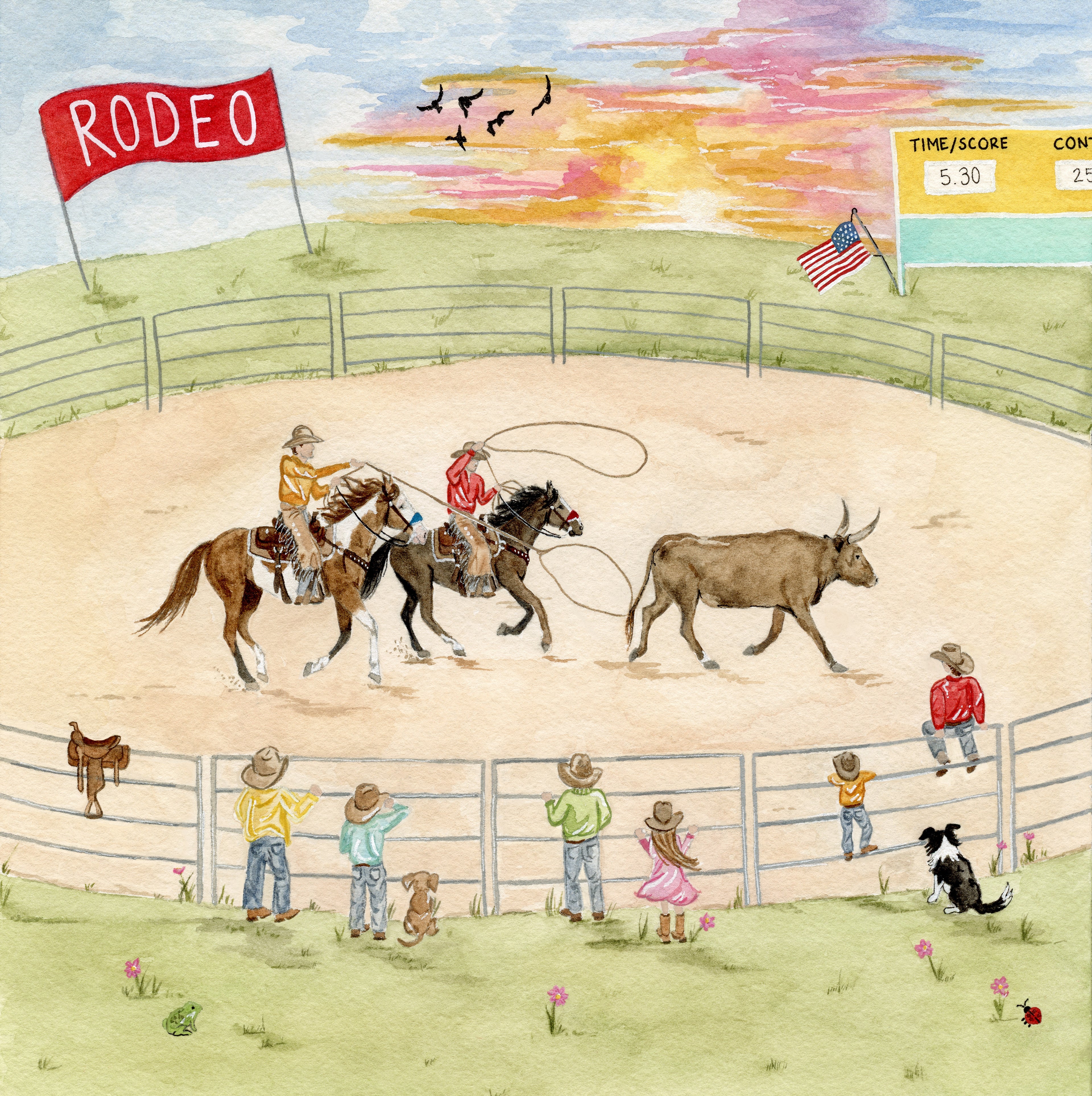 "Little Wranglers" Print