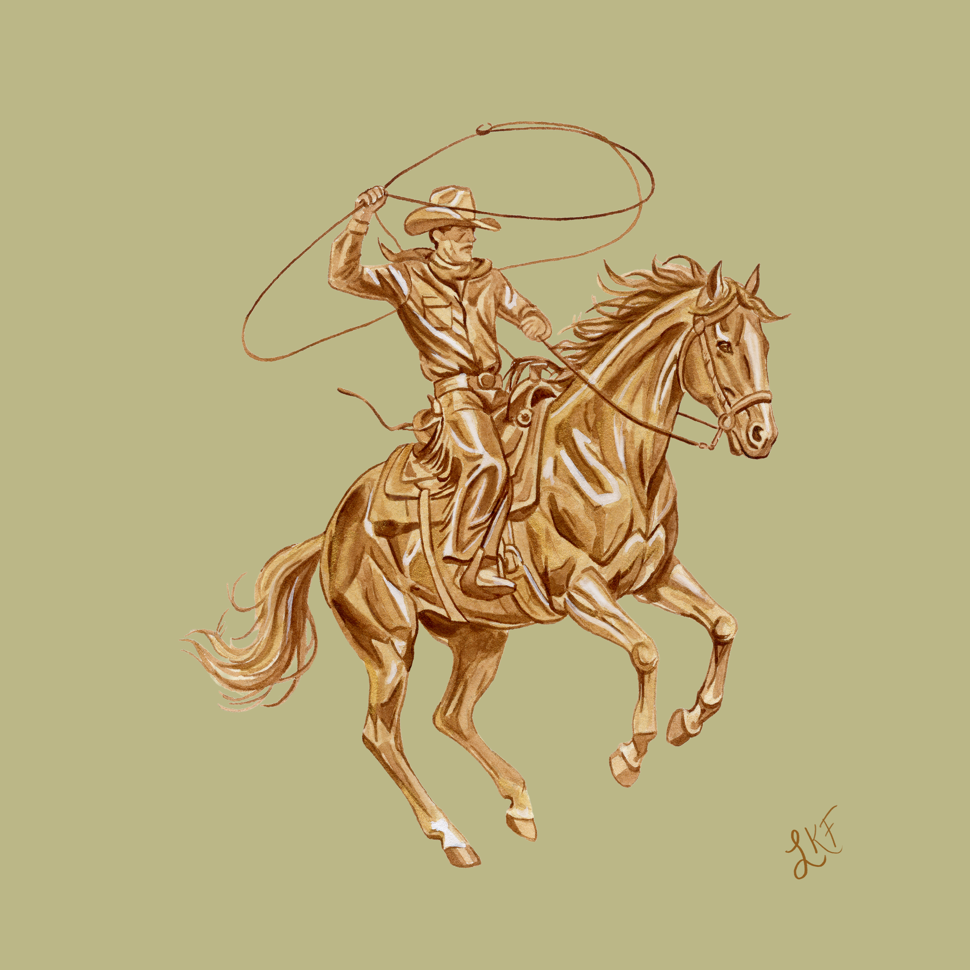 "Gold Standard" Print