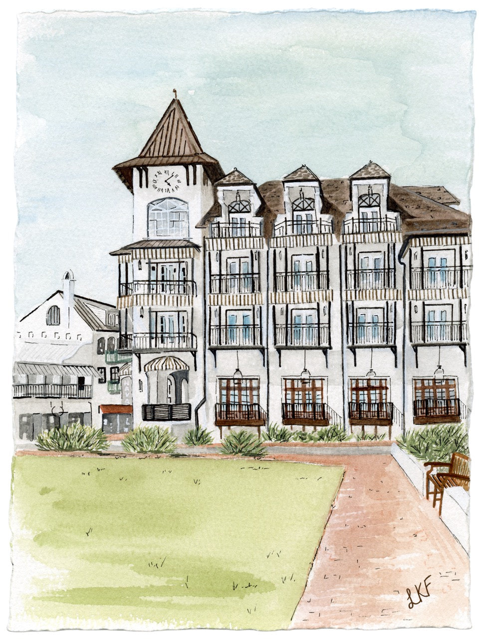 "The Pearl at Rosemary" Print