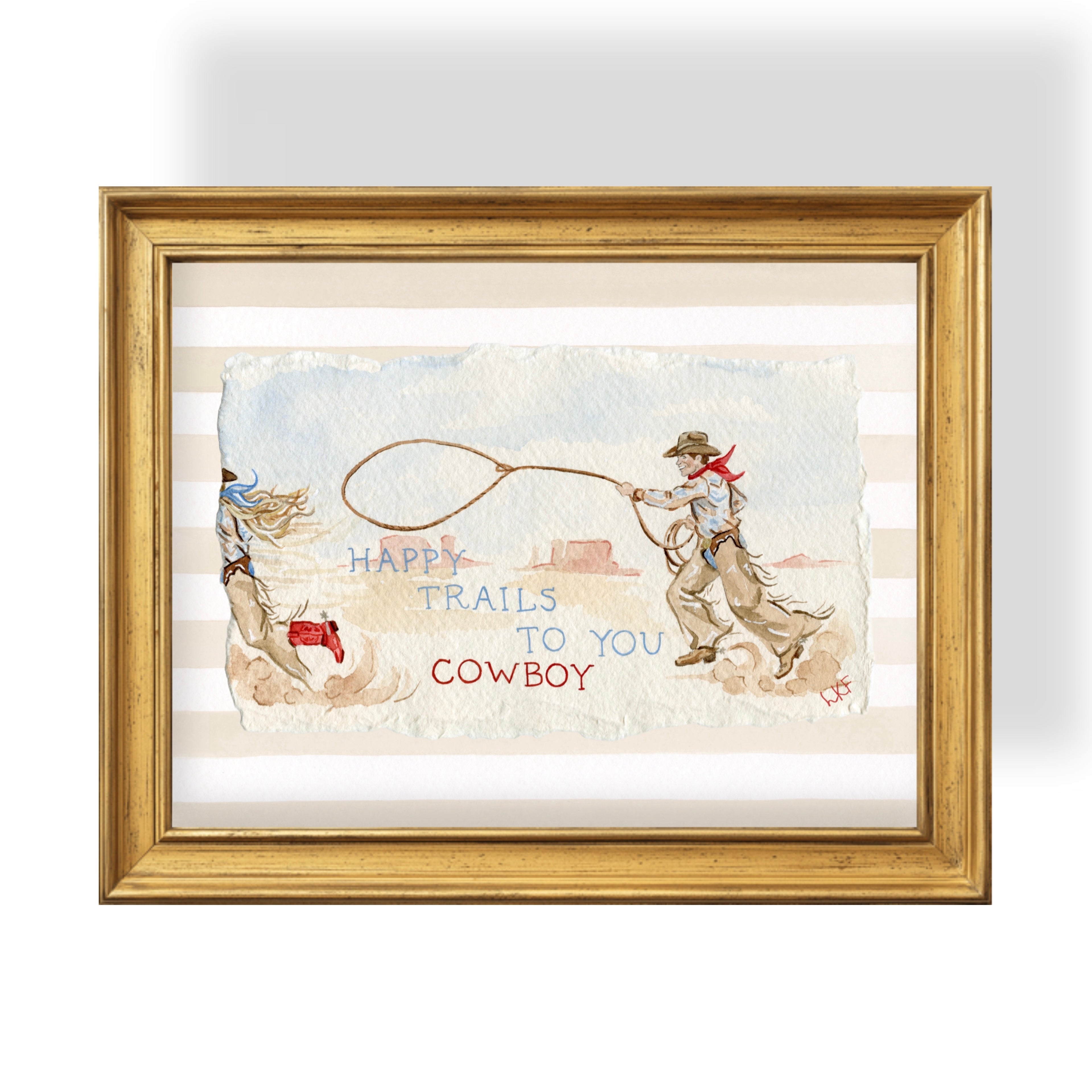 "Happy Trails" Print